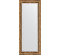 Зеркало EVOFORM с фацетом в багетной раме - виньетка античная бронза 85 мм (60x145 см) BY 3540