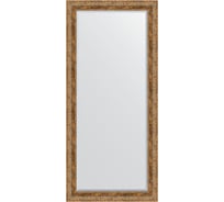 Зеркало EVOFORM с фацетом в багетной раме - виньетка античная бронза 85 мм (75x165 см) BY 3592