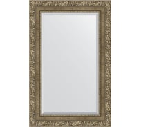 Зеркало EVOFORM с фацетом в багетной раме - виньетка античная латунь 85 мм (55x85 см) BY 3411