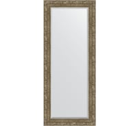 Зеркало EVOFORM с фацетом в багетной раме - виньетка античная латунь 85 мм (60x145 см) BY 3541