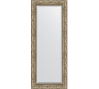 Зеркало EVOFORM с фацетом в багетной раме - виньетка античное серебро 85 мм (55x135 см) BY 3513