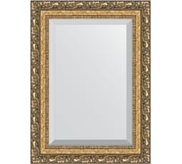 Зеркало EVOFORM с фацетом в багетной раме - виньетка бронзовая 85 мм (55x75 см) BY 1230