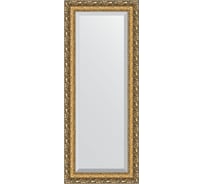 Зеркало EVOFORM с фацетом в багетной раме - виньетка бронзовая 85 мм (55x135 см) BY 1260