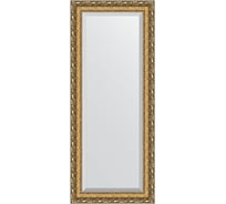 Зеркало EVOFORM с фацетом в багетной раме - виньетка бронзовая 85 мм (60x145 см) BY 1270