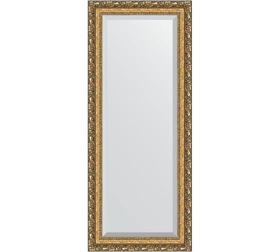 Зеркало EVOFORM с фацетом в багетной раме - виньетка бронзовая 85 мм (60x145 см) BY 1270