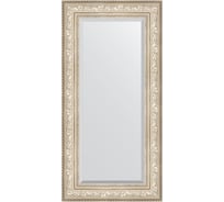 Зеркало EVOFORM с фацетом в багетной раме - виньетка серебро 109 мм (60x120 см) BY 3504