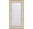 Зеркало EVOFORM с фацетом в багетной раме - виньетка серебро 109 мм (60x120 см) BY 3504 1