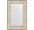 Зеркало EVOFORM с фацетом в багетной раме - виньетка серебро 109 мм (60x90 см) BY 3426 1