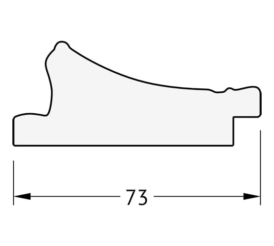 Зеркало EVOFORM с фацетом в багетной раме - медный эльдорадо 73 мм (54x74 см) BY 1223