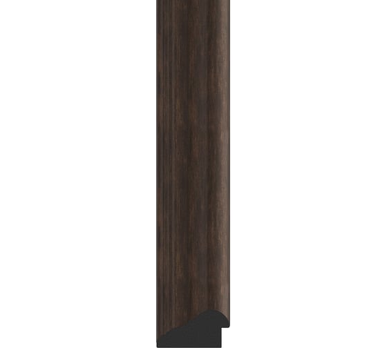 Зеркало EVOFORM с фацетом в багетной раме - палисандр 62 мм (71x161 см) BY 1204