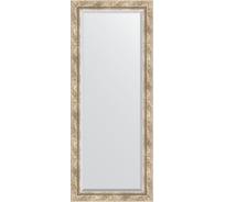 Зеркало EVOFORM с фацетом в багетной раме - прованс с плетением 70 мм (58x143 см) BY 3537