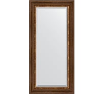 Зеркало EVOFORM с фацетом в багетной раме - римская бронза 88 мм (56x116 см) BY 3491