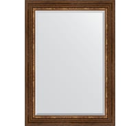 Зеркало EVOFORM с фацетом в багетной раме - римская бронза 88 мм (76x106 см) BY 3465
