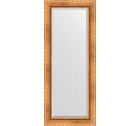 Зеркало EVOFORM с фацетом в багетной раме - римское золото 88 мм (56x136 см) BY 3516