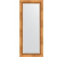 Зеркало EVOFORM с фацетом в багетной раме - римское золото 88 мм (61x146 см) BY 3542