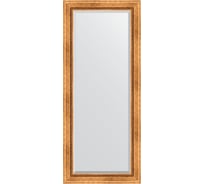 Зеркало EVOFORM с фацетом в багетной раме - римское золото 88 мм (66x156 см) BY 3568