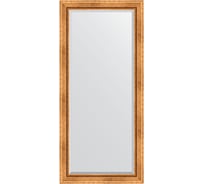 Зеркало EVOFORM с фацетом в багетной раме - римское золото 88 мм (76x166 см) BY 3594