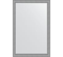 Зеркало EVOFORM с фацетом в багетной раме - серебряная кольчуга 88 мм (117x177 см) BY 3943