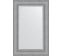 Зеркало EVOFORM с фацетом в багетной раме - серебряная кольчуга 88 мм (57x87 см) BY 3935
