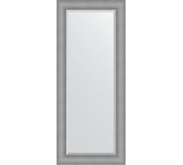 Зеркало EVOFORM с фацетом в багетной раме - серебряная кольчуга 88 мм (62x147 см) BY 3940