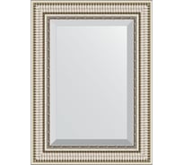 Зеркало EVOFORM с фацетом в багетной раме - серебряный акведук 93 мм (57x77 см) BY 1228