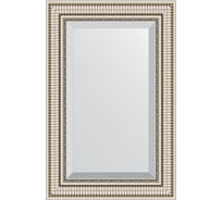 Зеркало EVOFORM с фацетом в багетной раме - серебряный акведук 93 мм (57x87 см) BY 1238