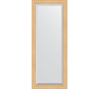 Зеркало EVOFORM с фацетом в багетной раме - сосна 62 мм (56x141 см) BY 1163