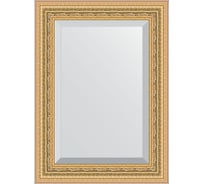 Зеркало EVOFORM с фацетом в багетной раме - сусальное золото 80 мм (55x75 см) BY 1224