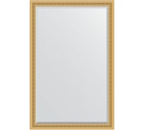 Зеркало EVOFORM с фацетом в багетной раме - сусальное золото 80 мм (115x175 см) BY 1314