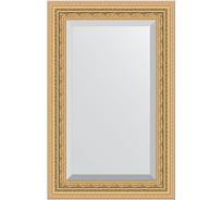 Зеркало EVOFORM с фацетом в багетной раме - сусальное золото 80 мм (55x85 см) BY 1234