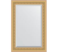 Зеркало EVOFORM с фацетом в багетной раме - сусальное золото 80 мм (65x95 см) BY 1274
