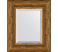 Зеркало EVOFORM с фацетом в багетной раме - травленая бронза 99 мм (49x59 см) BY 3368