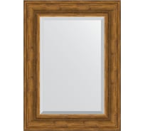 Зеркало EVOFORM с фацетом в багетной раме - травленая бронза 99 мм (59x79 см) BY 3394