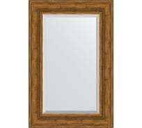 Зеркало EVOFORM с фацетом в багетной раме - травленая бронза 99 мм (59x89 см) BY 3420