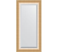 Зеркало EVOFORM с фацетом в багетной раме - травленое золото 87 мм (56x116 см) BY 1151