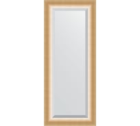 Зеркало EVOFORM с фацетом в багетной раме - травленое золото 87 мм (56x136 см) BY 1161