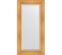 Зеркало EVOFORM с фацетом в багетной раме - травленое золото 99 мм (59x119 см) BY 3496