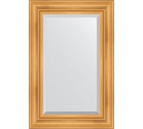 Зеркало EVOFORM с фацетом в багетной раме - травленое золото 99 мм (59x89 см) BY 3418