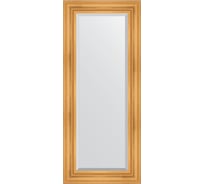 Зеркало EVOFORM с фацетом в багетной раме - травленое золото 99 мм (59x139 см) BY 3522