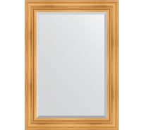Зеркало EVOFORM с фацетом в багетной раме - травленое золото 99 мм (79x109 см) BY 3470