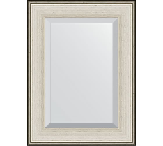 Зеркало EVOFORM с фацетом в багетной раме - травленое серебро 95 мм (58x78 см) BY 1226 1