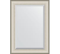 Зеркало EVOFORM с фацетом в багетной раме - травленое серебро 95 мм (78x108 см) BY 1296