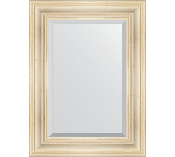 Зеркало EVOFORM с фацетом в багетной раме - травленое серебро 99 мм (59x79 см) BY 3393