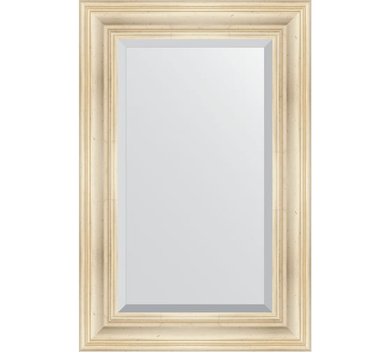 Зеркало EVOFORM с фацетом в багетной раме - травленое серебро 99 мм (59x89 см) BY 3419 1