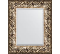 Зеркало EVOFORM с фацетом в багетной раме - фреска 84 мм (46x56 см) BY 1371