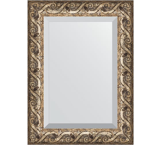 Зеркало EVOFORM с фацетом в багетной раме - фреска 84 мм (56x76 см) BY 1229 1