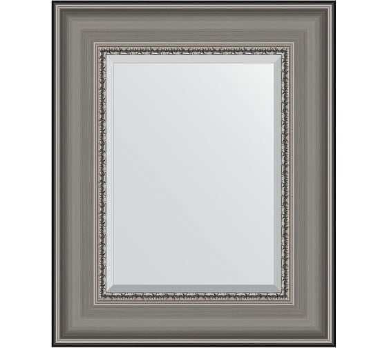 Зеркало EVOFORM с фацетом в багетной раме - хамелеон 88 мм (46x56 см) BY 1367 1