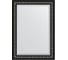 Зеркало EVOFORM с фацетом в багетной раме - черный ардеко 81 мм (75x105 см) BY 1195 1