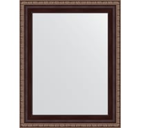Зеркало EVOFORM в багетной раме - махагон с орнаментом 50 мм (39x49 см) BY 3639