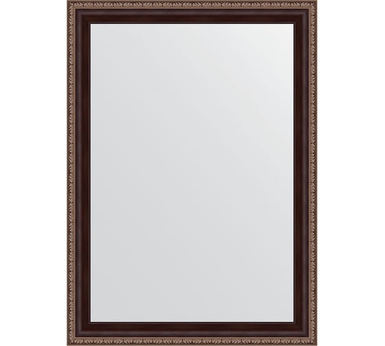 Зеркало EVOFORM в багетной раме - махагон с орнаментом 50 мм (53x73 см) BY 3640 1